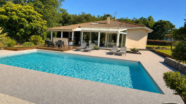 piscine dans les landes