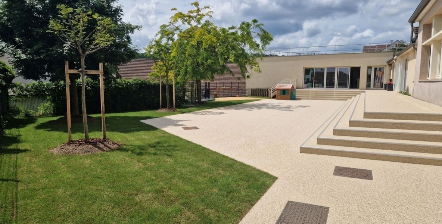 école de vaulhalan 91 Résineo drain