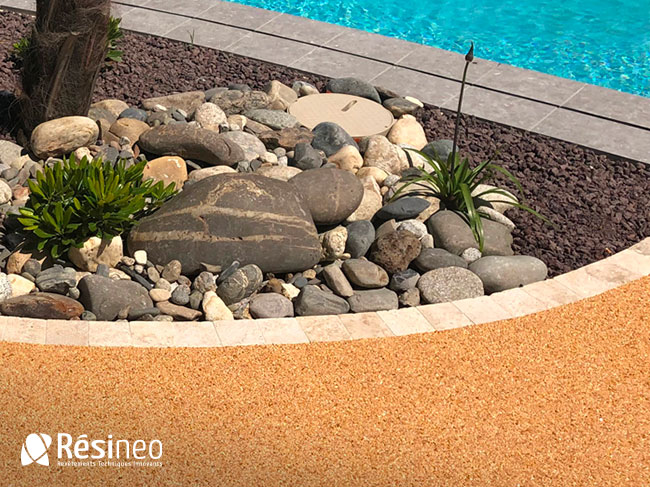 Revetement Granulat Piscine
