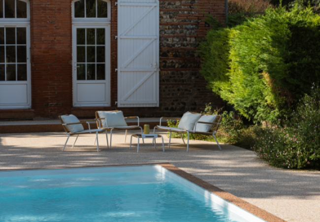 Aménagement plage piscine