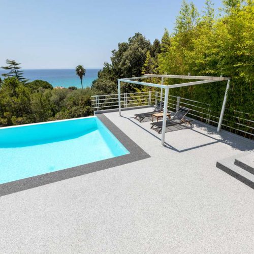 Plage De Piscine Moquette De Pierre Corse